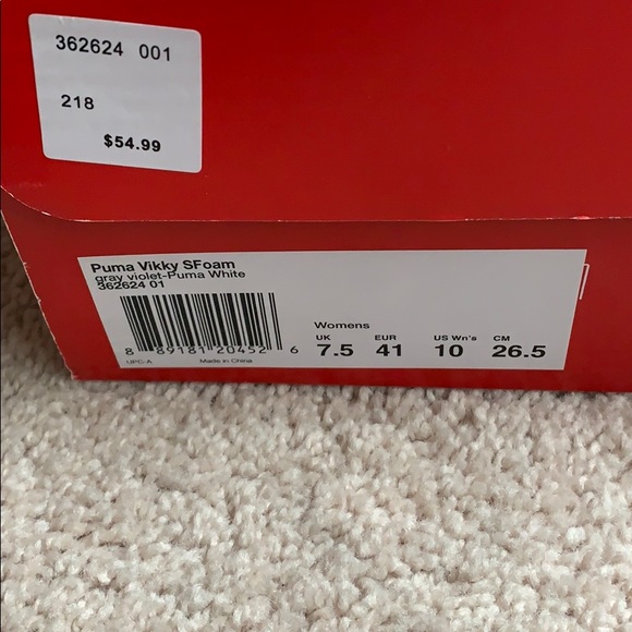 Gray Puma Vicky Soft Foam sneakers - Picture 6 of 6